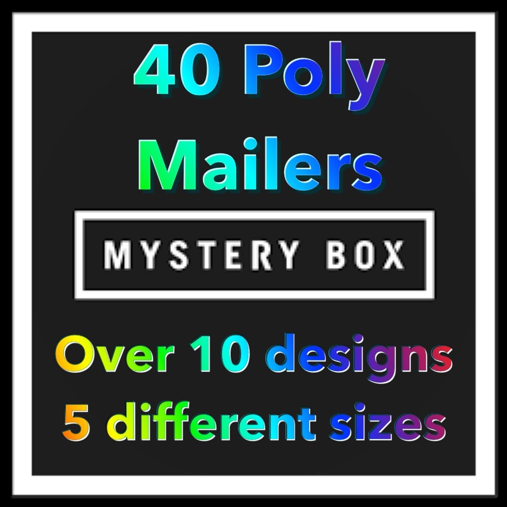 40 Poly Mailers, Shipping Envelopes Variety Mystery Bundle PRICE IS FIRM - Picture 1 of 2